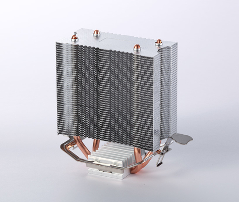 450G Copper Pipe Heat Sink With Black Anodize Surface Treatment