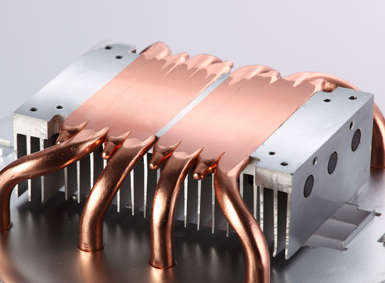 Pure Copper C1100 Strips Stamped Heat Sinks For Computer Application